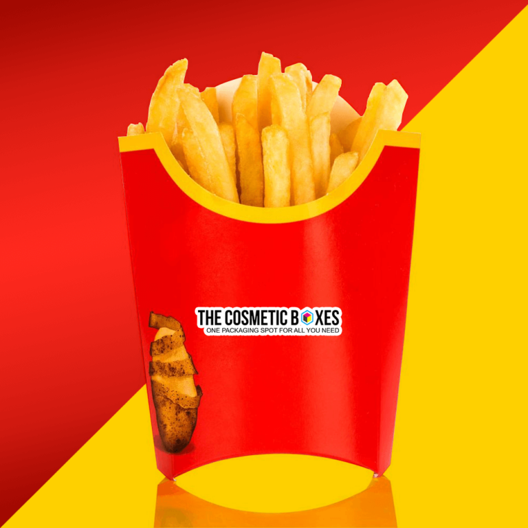 French Fry Boxes - French Fries Packaging Boxes - The Cosmetic Boxes